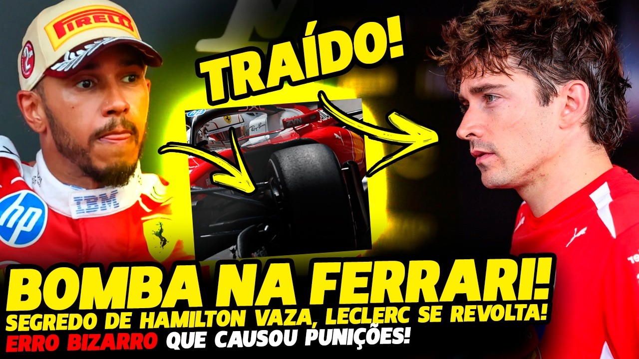 🚨BOMBA EXPLODE NA FERRARI E HAMILTON BENEFICIADO? REVELADO MOTIVO DAS PUNIÇÕES EM MÔNACO | FÓRMULA 1