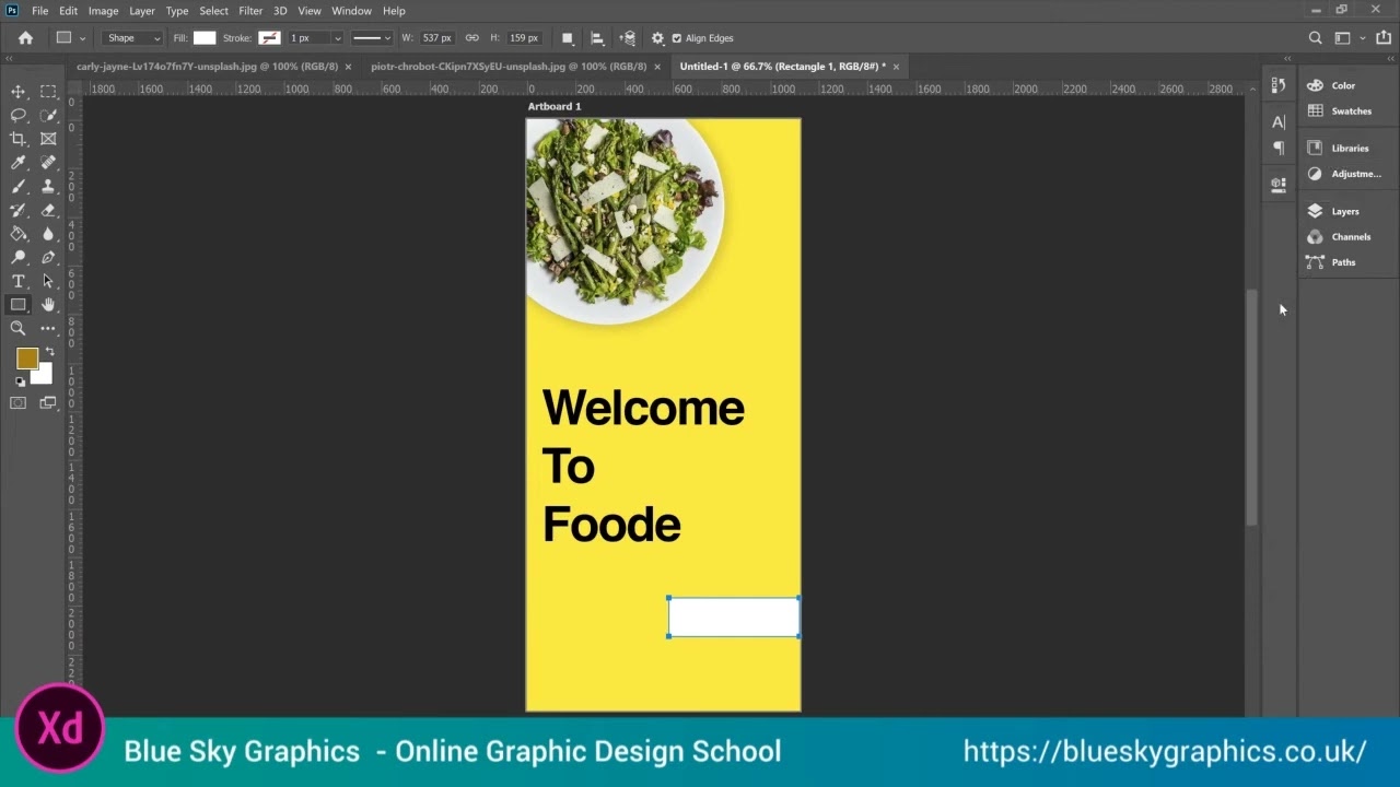 How to combine Adobe photoshop with Adobe Xd   lesson 02