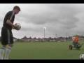 Liverpool FC's Steven Gerrard shows his clay-shooting pr...