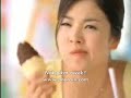 awek cute suka makan aiskrim coklat