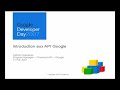 GDD GDD07 GDD07fr API introduction APIs Chanezon