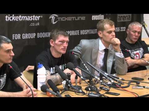 ricky hatton - RICKY HATTON CONFIRMS HIS RETIREMENT AT POST-FIGHT PRESS CONFERENCE / HATTON v SENCHENKO / iFILM LONDON.