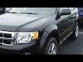 www.interstateford.com Interstate Ford 125 Alexandersville Rd. Miamisburg, OH 45342 888-820-2086 Year: 2010 Make: Ford Model: Escape Engine: Gas I4 2.5L/152 Trans.: Automatic Exterior: Black Interior: Char Blk Prem Clth Bkt St