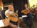 Check out Mason writing a song with Kyle Gass of Tenacious D fame on a tour bus at Lollapalooza!!