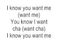 I Know You Want Me (Calle Ocho) - Pitbull (Lyrics)