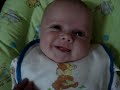 my little one smiling for me