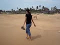 GOA TRIP ( XI ) Walk on Calangute Beach !