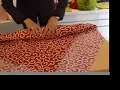 Furoshiki Wrapping Isshobin Sake Bottle