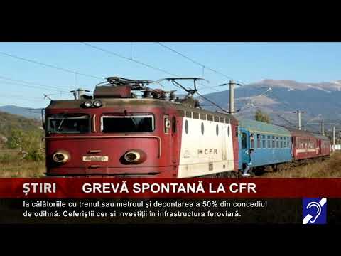 Grevă spontană la CFR