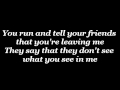 The Fray - Heartless (LYRICS)