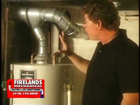 how to vent hot water heater