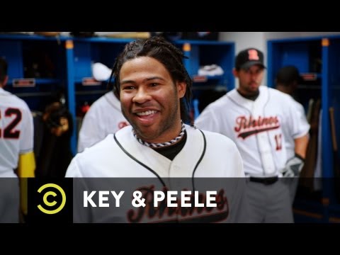 Key - All he knows is to catch fly balls and to slap ass. New episodes Wednesdays 10:30/9:30c on Comedy Central.