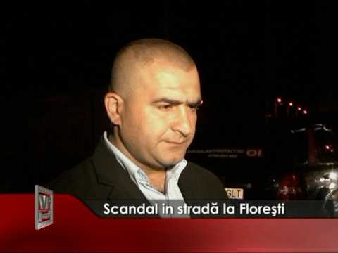 Scandal in strada la Floresti
