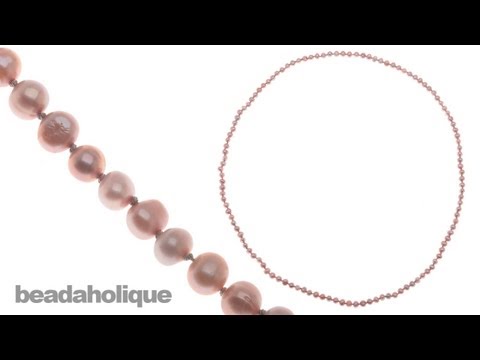 how to fasten pearl necklace clasp