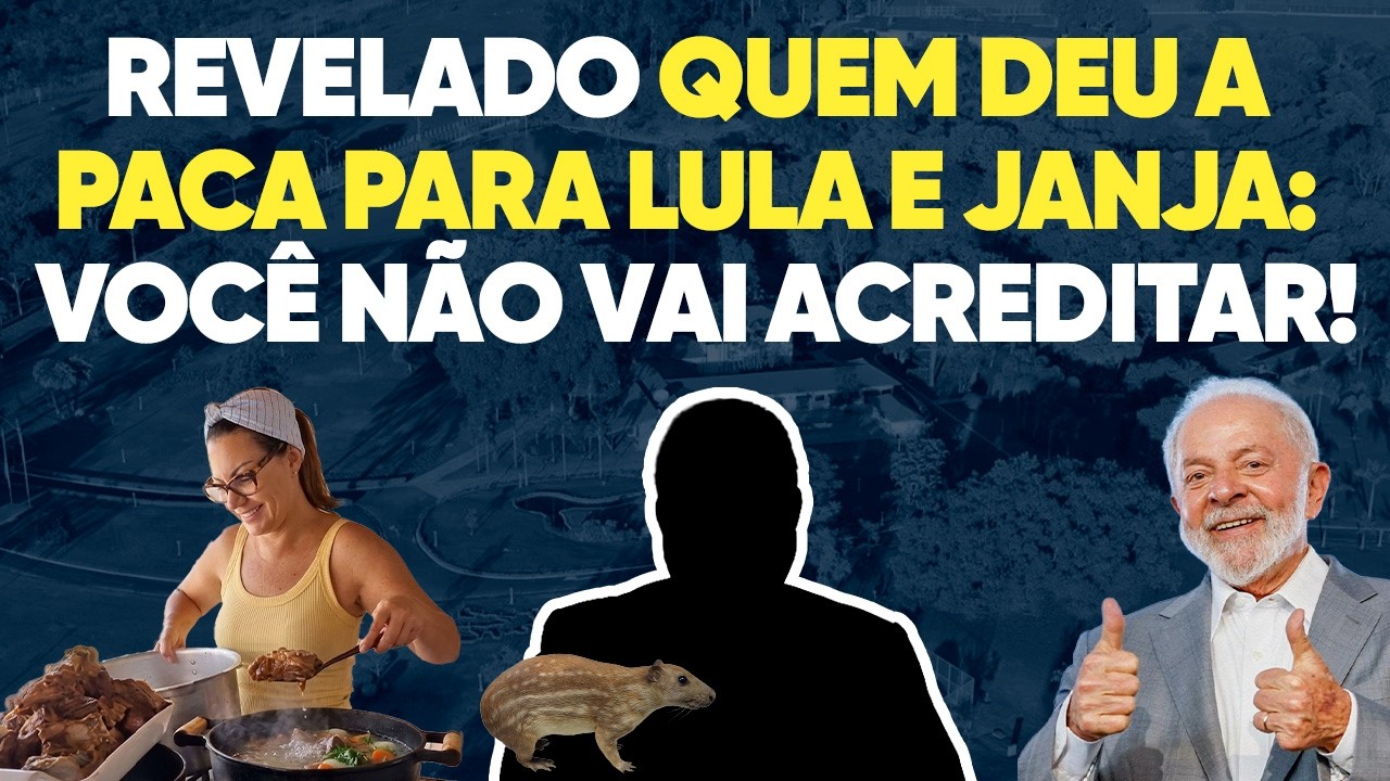 REVELADO quem deu a PACA para Lula e Janja: você não vai ACREDITAR!