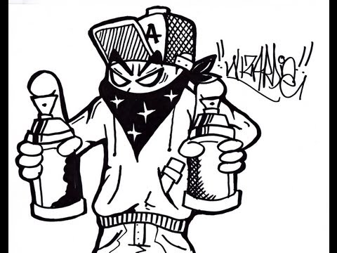 how to draw graffiti d