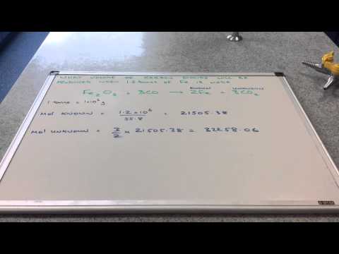 how to calculate volume needed to react