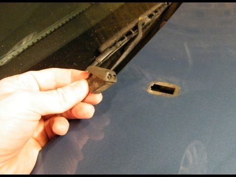 how to unclog windshield nozzle