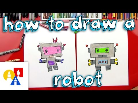video-linktoworks-How To Draw A Cartoon Robot