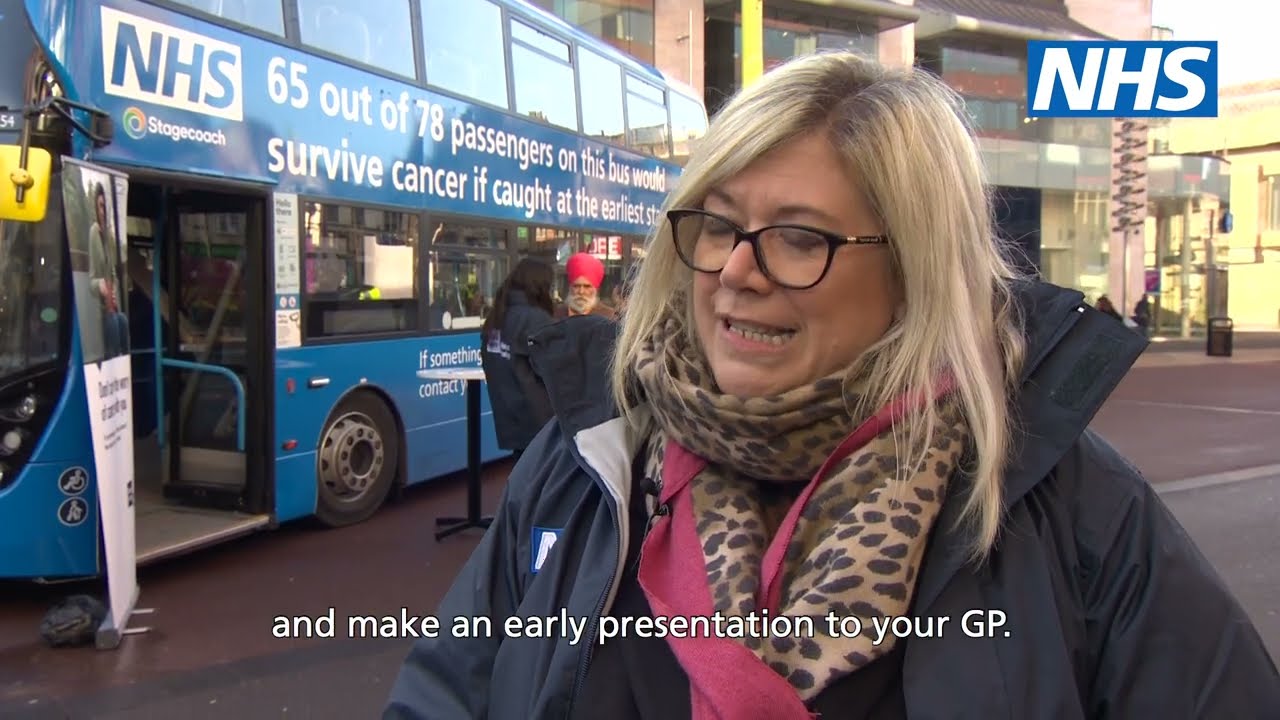 NHS cancer bus visits Leicester