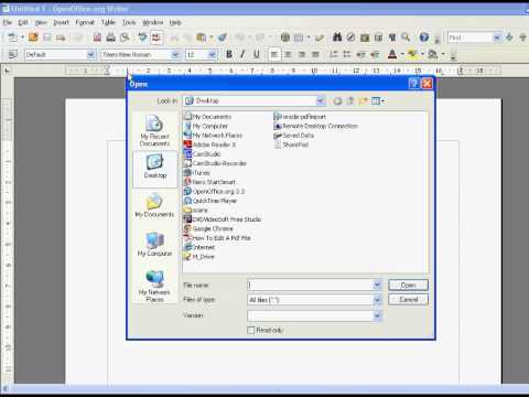 how to open pdf files