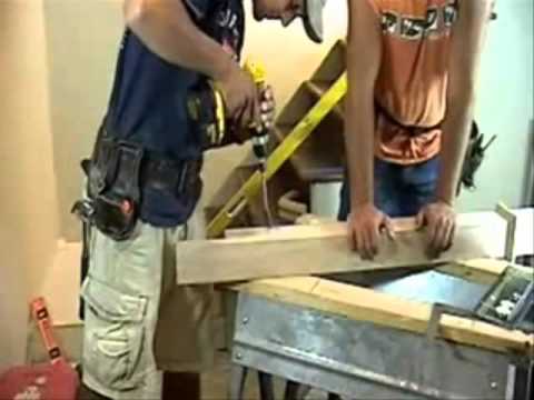 how to fasten handrail to newel post