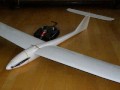 Maiden flight - Graupner Cherry II rc glider plane 215cm