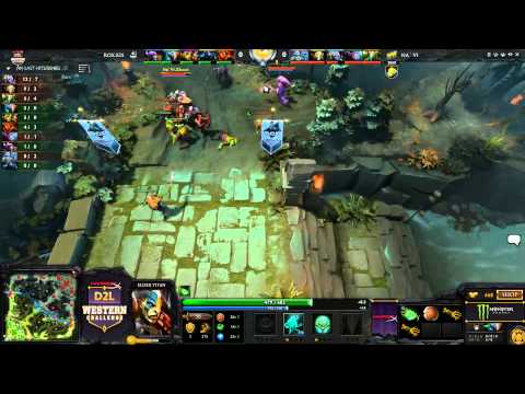 HyperX D2L Western Challenge - Na'Vi vs RoX.KIS game 2