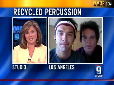 Extended Video: Recycled Percussion Members Talk To News 9