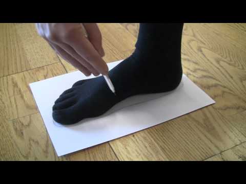 how to measure your foot size
