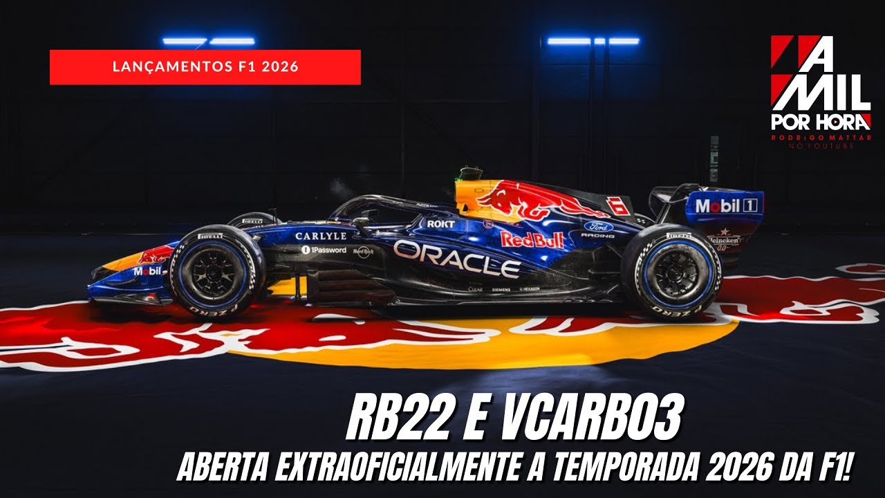 Red Bull Rb22 E Racing Bulls Vcarb03 | Aberta A Temporada De Lançamentos Da Fórmula 1 2026!