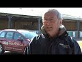 Roy Waller rides a horse for BBC Radio Norfolk