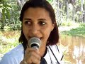 Celina Borges no acampamento de Tocantin�polis