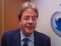 Il ministro Gentiloni inaugura l\ Il ministro Gentiloni inaugura l\
