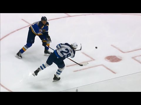 Video: Laine uses a pinpoint shot to score his 29th of the season