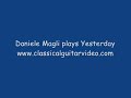 Yesterday-Beatles for classical guitar