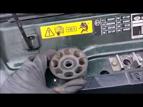 Land Rover Discovery 300tdi: belt tensioner bearing replacement