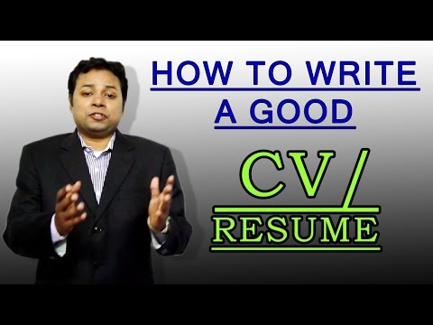 how to write a cv for care work