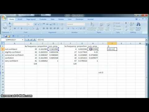 how to do a ks test on spss
