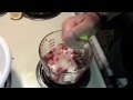 Homemade Strawberry Ice Cream!