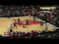 Derrick Rose using Rajon Rondo's fake to score 1/11/2010