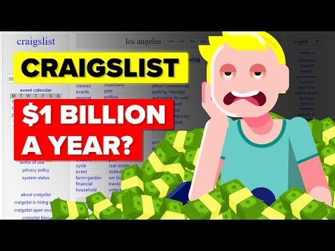Play this video How Does Craigslist Make 1 Billion a Year?