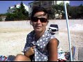Beach in Okruk, Chech Republic Turists Beach in Okruk, Chech Republic Turists