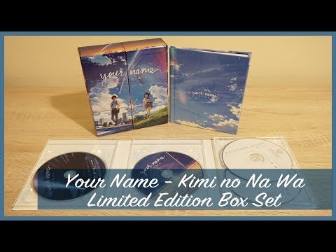 Anime Unboxing | Your Name (Kimi no Na Wa) Limited Edition Blu-Ray/DVD (2017)