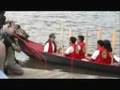 Launching the Raven Canoe