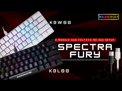 Vídeo de demonstração - Teclado Gamer Mecânico Spectra Fury | KBL88