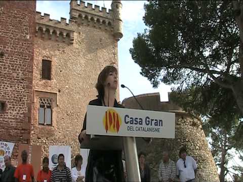 Meritxell Borràs a la presentació de l'Espai Latino (Castellfedels, 25.0ct.2009)
