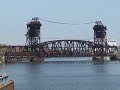 Awesome Shot Of IAIS Crossing The Lift Bridge! Joliet, IL
