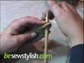 Knitting a Furry Scarf