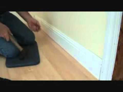 how to attach baseboard